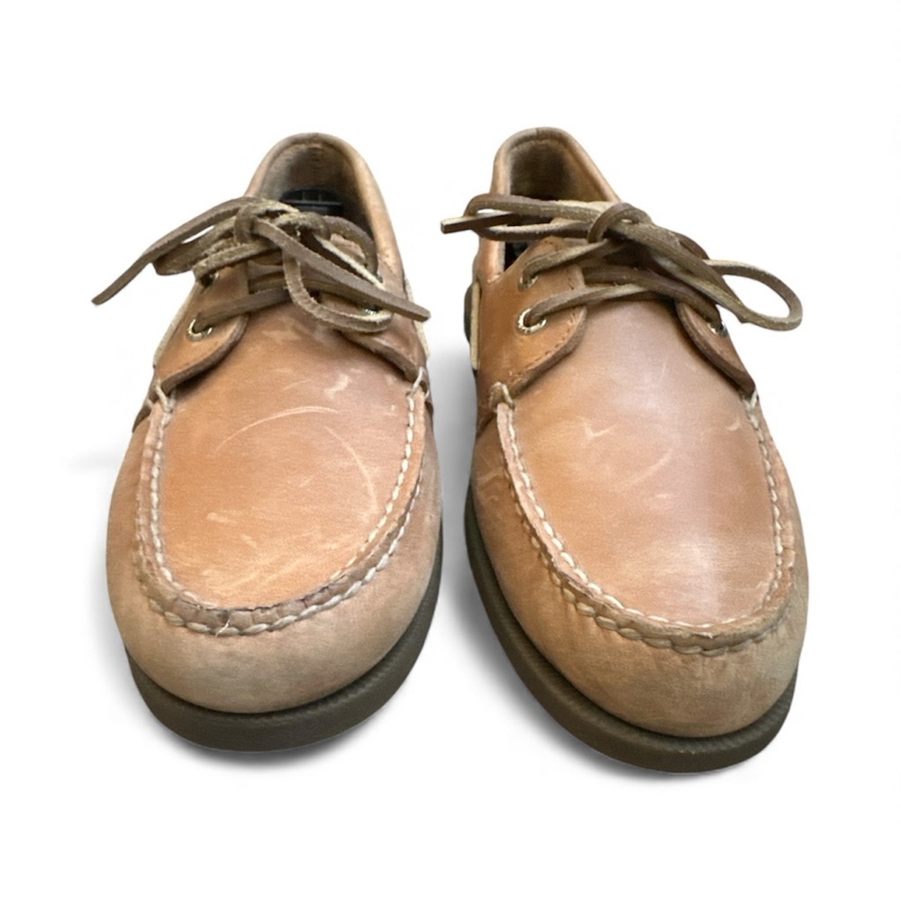 NWOT Sperry Authentic Original 2-eye Boat Shoes by J.Crew in Sahara - Size 10M - Picture 4 of 7